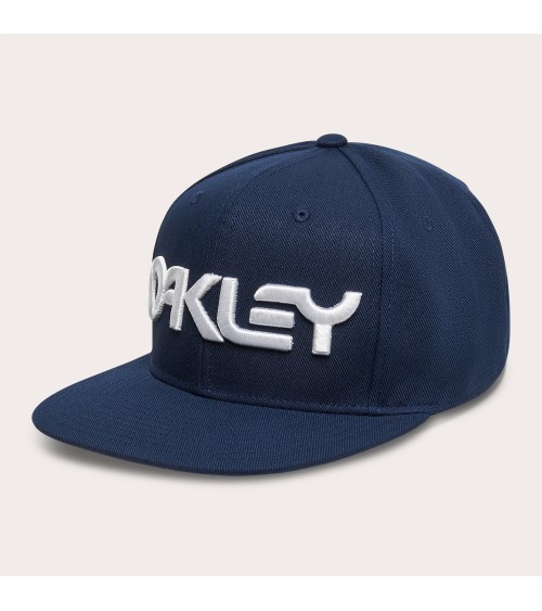 Oakley Mark III: Cappellino Blu con Logo Bianco